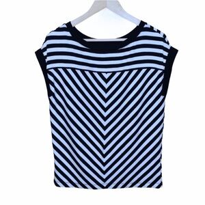 EUC GAP Chevron Striped Sleeveless Sweater Top